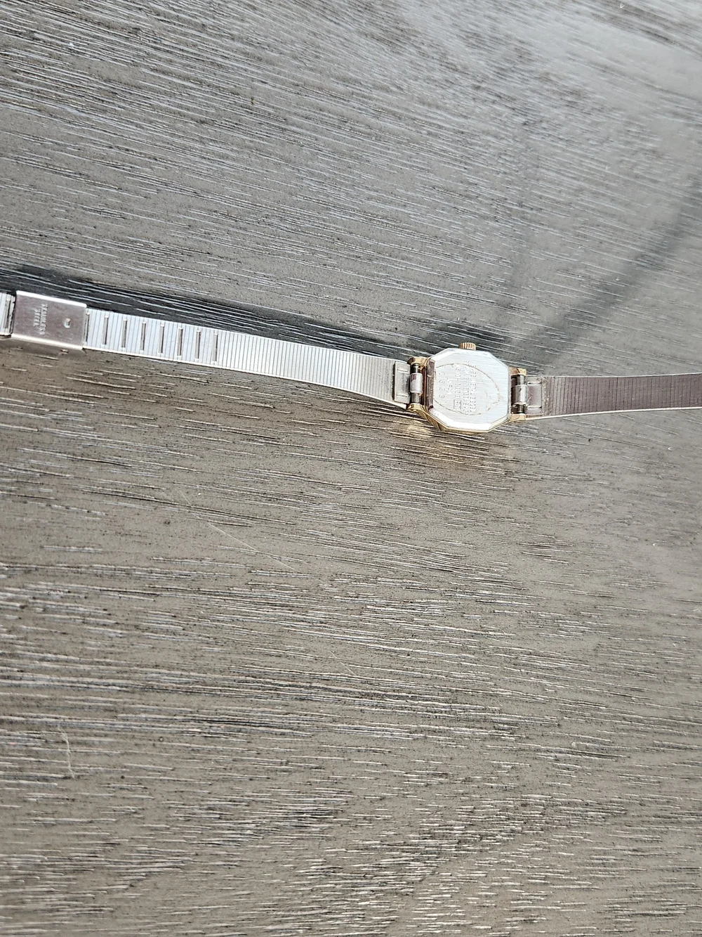 Alba Ladies Gold Watch with Hexagonal Case